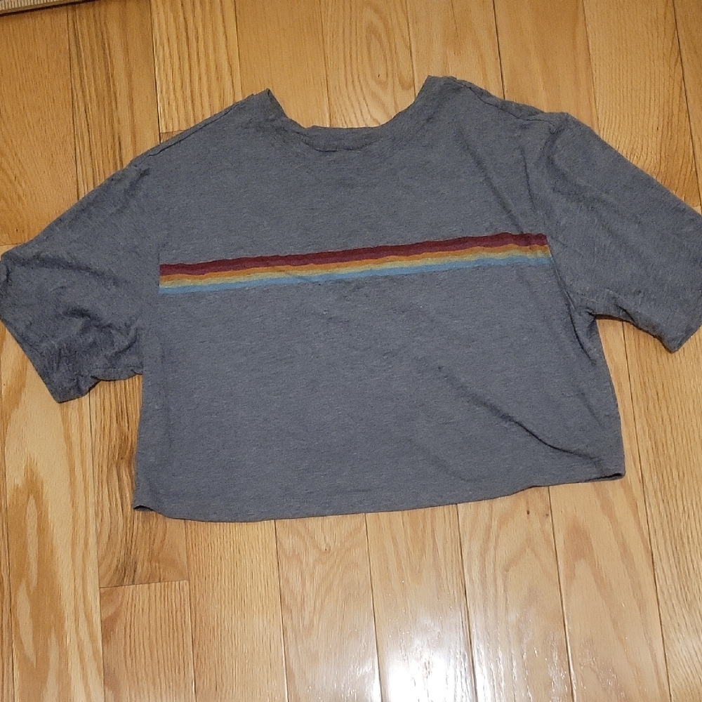 Fabletics Heather Gray T-Shirt